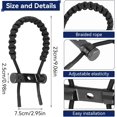 thumbnail image 4 of Archery Wrist Bow Sling Archery Equipment Adjustable Compound Wrist Rope Strap Cord Shooting Target Archery Wrist Rope Bow Sling Strap for Compound Bow Stabilizer Recurve, 4 of 5