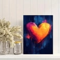 thumbnail image 2 of Qisvanset Framed Canvas Wall Art 12x16 Inch Colorful Jesus Loves Me Teen Room Bible Quote Art, 2 of 5