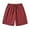 Mens Shorts Wine, variant on Mens Big & Tall Shorts S-4X Plus Size Lightweight Drawstring Elastic Waist Wide Leg Solid Color Loose Loungewear Beach Short with Pockets