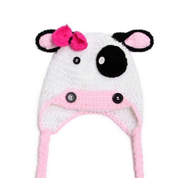 Raindrops Hats for Kids Adorable Cow Shaped Beanie Hats Unisex Multi 1Pack