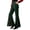 Green, variant on Women's Bell-Bottoms Pants Halloween Gothic Lace Split Flared Trousers with Pocket