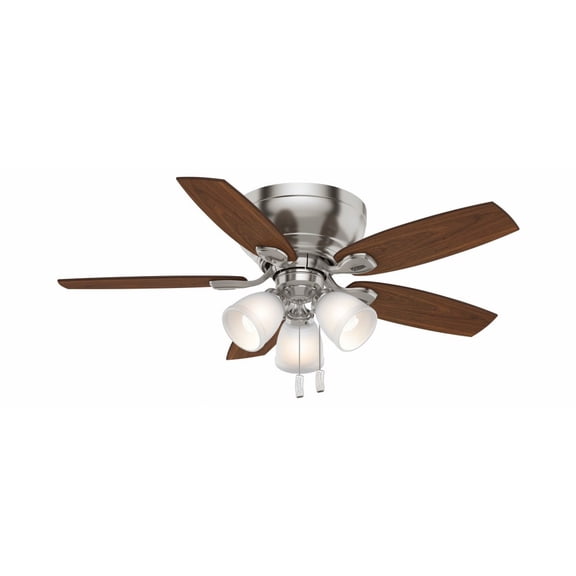 53187-Casablanca Fans-Durant - 5 Blade 44 Inch Ceiling Fan With Pull Chain Control In Traditional Style And Includes 5 Motor Speed Settings