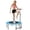 Blue, variant on Soozier 39" Mini Exercise Trampoline Indoor Fitness Rebounder, Orange