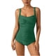 thumbnail image 2 of Traje de baño de una pieza para mujer, bikini informal y de moda de color sólido con cordones, traje de baño de moda playera para mujer, trajes de baño de una pieza para mujer, trajes de baño para muj, 2 of 7