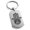 Silver, variant on Stainless Steel Lotus Hamsa Hand of Fatima Engraved Dog Tag Keychain Keyring