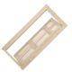 thumbnail image 3 of 1:12 casa de muñecas de madera Mini paisaje pequeño en blanco DIY patrón de cuadrícula puerta suministros en miniatura Inevent WJ1807-00, 3 of 7