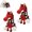 Red with Scarf |#5, variant on Horse Plush Doll Pendant, 2026 Year of The Horse Mascot, Bag and Key Chain Decoration Gift,High-Cold Cool Horse Keychain(Pink)