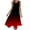 Summer Dresses for Women Plus Size-Red, variant on Homenesgenics Summer Dresses for Women Plus Size Women's Casual Summer Dress Sleeveless Sundress Hankerchief Hem Maxi Tank Dresses Beach Dress With Pockets Gray XXL