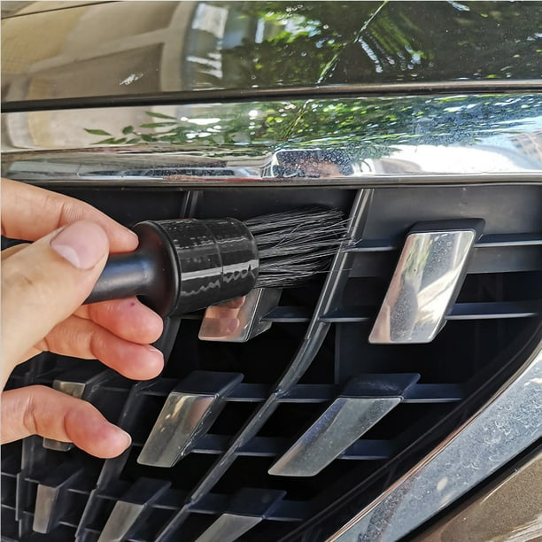 Cepillo de limpieza de ruedas, 5 piezas, cepillo de detalles suave para detalles de automóviles, cepillo de detalles de automóviles, uso conveniente