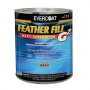 Fibre glass Evercoat FEATHER FILL G 2 100713 High-Build Polyester Primer Surfacer, 1 gal Round Can, Gray