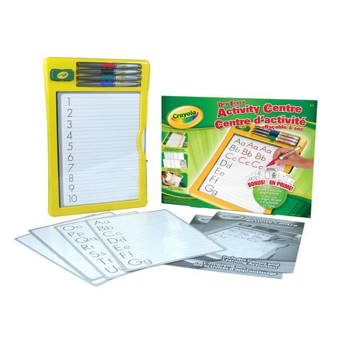 Centre d'activité effaçable à sec