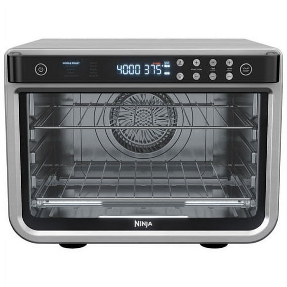 Open Box - Ninja DT201, Foodi 10-in-1 XL Pro Air Fry Oven, Large Countertop Convection Oven, Digital Toaster Oven, Stainless, 1800W