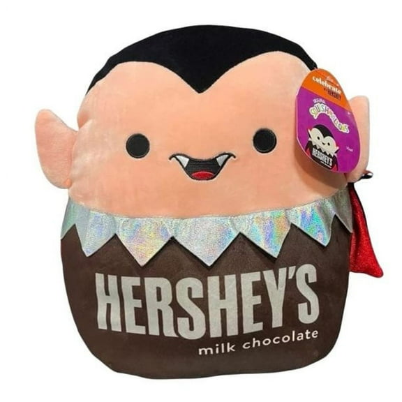 Squishmallow x Hershey Halloween 8" Vlad The Dracula Milk Chocolate Plush Toy