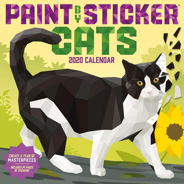 Paint by Sticker Cats Wall Calendar 2020 (Other)
