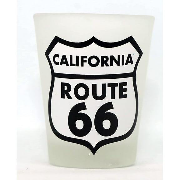 Route 66 California Frosted Shot Glass