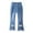 White, variant on Girls Elastic Waist Fashion Jeans 4-5 Years Toddler Kids Baby Girls Fashion Cute Sweet Boe Flared Pants Trousers Jeans Pants