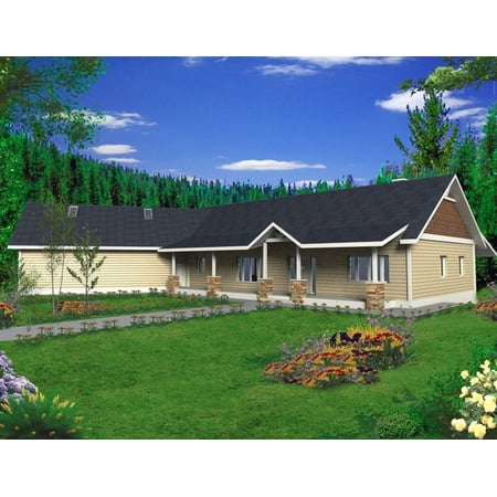 001-2142: ICF Northwest 2 Bed, 3 Bath Luxury Home Plan, 2997 Sq Ft: Full Blueprints with License to Build by Home Plan Marketplace - Lesuto
