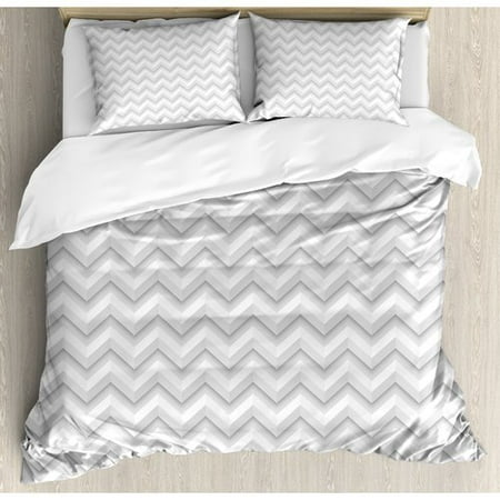 Ambesonne Geometric Simple Zig Zag Chevron Many Angle Pattern