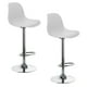 thumbnail image 1 of Banco Silla De Comedor Giratorio Respaldo Set 2pzs Cafeteria blanco 1, 1 of 7