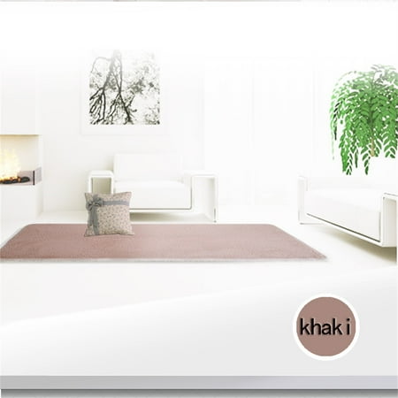 Polyester Fiber House Living Room Carpet Anti Skid Shaggy Area Rug Floor Mat Environmentally Friendly Dyes Easy To Clean Pink