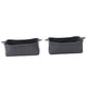 thumbnail image 1 of 2 piezas de revestimientos de silicona para vasos de grasa Revestimientos reutilizables para bandejas de goteo Recolector de grasa trasero de silicona para plancha Gris, 1 of 10