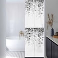 thumbnail image 3 of Grey Eucalyptus Window Privacy Film, Spring Botanical Weeping Plant Aesthetic Static Cling UV Sun Blocking Heat Control Window Tint, Non-Adhesive One Way Windows Privacy Cover 17.7''x78.7'', 3 of 7