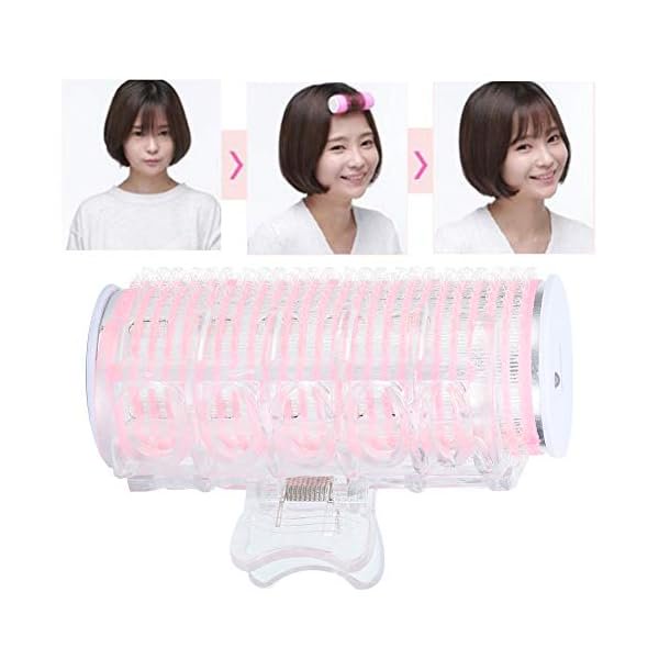 wonima02 USB Instant Heat Ceramic Hot Hair Rollers, Portable Hair Curlers Bangs Curling Hair Styling Tool Mini Electric Hair Curler DIY Hairdressing Tool