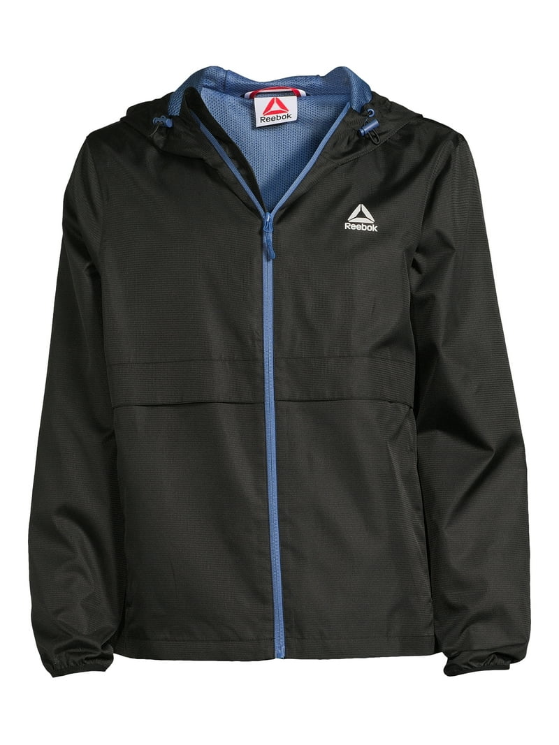 Reebok Windbreaker Jacket - Lightweight Outdoor Hooded Coat Reebok Windbreaker Jacket - Lightweight Outdoor Hooded Coat