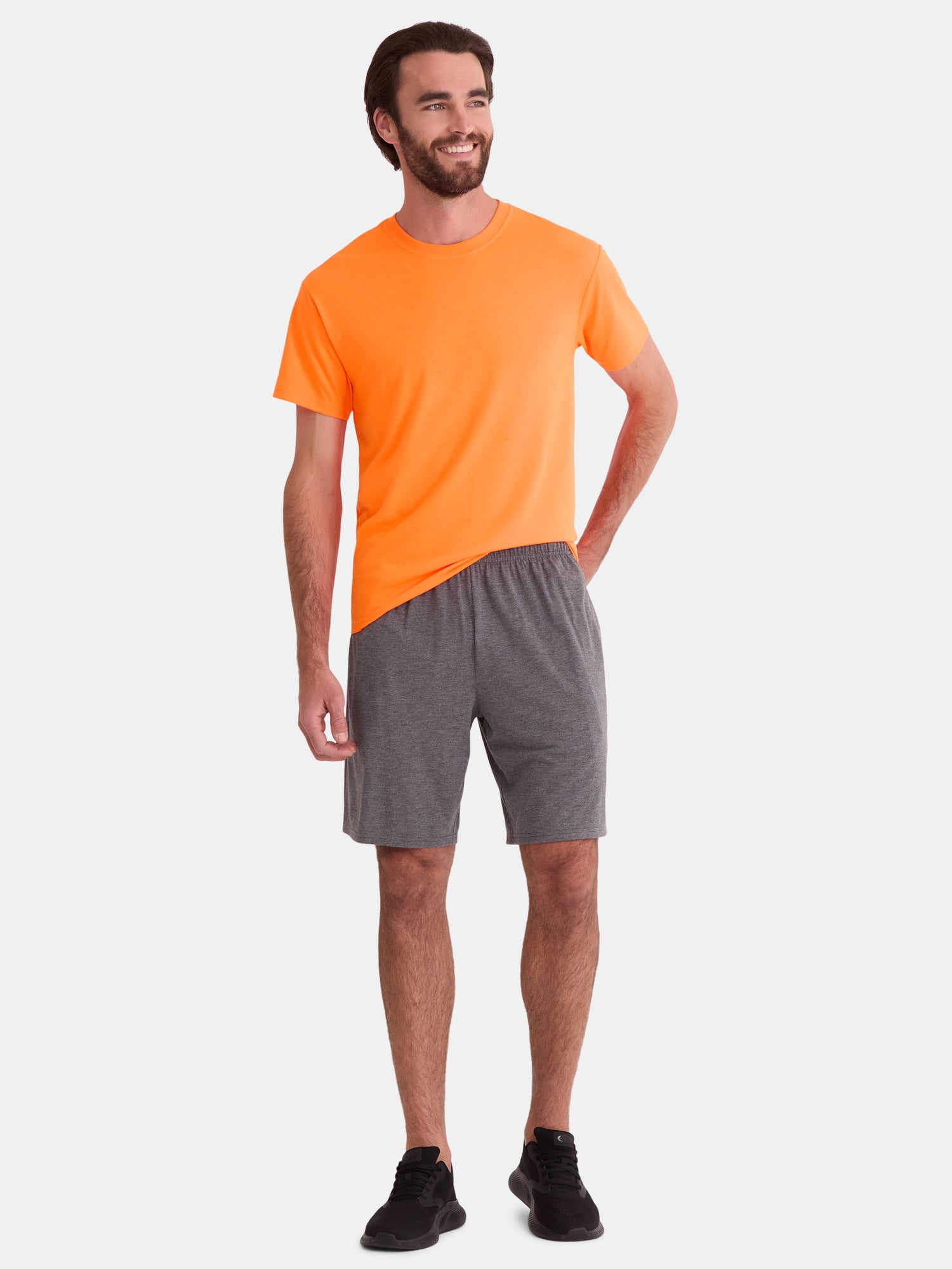 Athletic Works' Men's and Big Men's Tri Blend Tee with Short Sleeves, Sizes S-4XLT