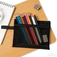 thumbnail image 5 of Geerera Mesh Pouch Pen Organizer Dual-Zipper A5 Size Transparent 9.06x7.28 Inch, 5 of 6