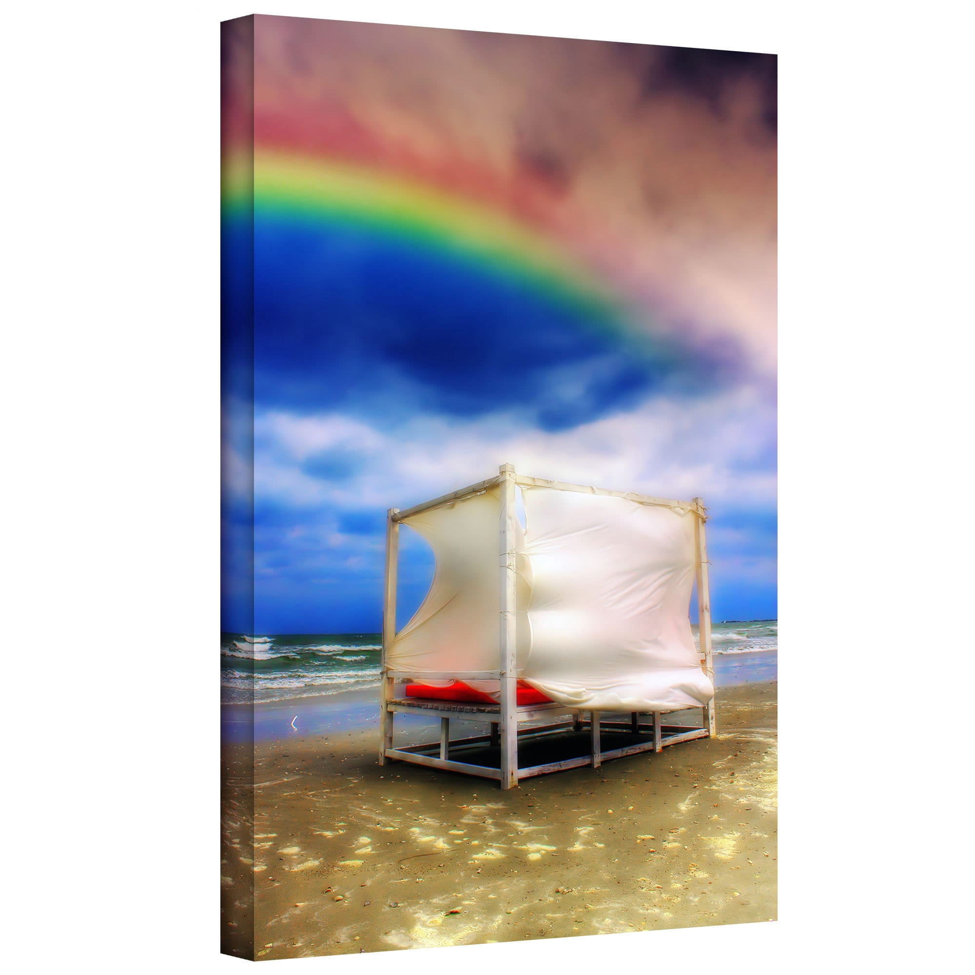 ArtWall Dragos Dumitrascu "Storm After Rainbows" Gallery-wrapped Canvas Art