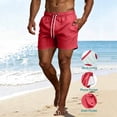 thumbnail image 4 of JTSRKL Mens Quick Dry Mesh Liner Shorts Drawstring Gym Side Pockets Breathable Short Pants Lightweight Summer Workout Training Sport Bottoms, 4 of 8