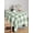 Green, variant on Sage Green Buffalo Plaid Table Cloth, Green White Checkered Farmhouse Waterproof Tablecloth for Square Tables, Reusable Washable Fabric Table Cover for Restaurant Kitchen Dining Tables 54"x54"