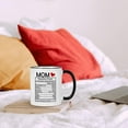 thumbnail image 6 of Gifts for Mom - Mom Nutrition Facts Mugs, Mothers Day Gifts for Mom from Daughter Son, Christmas Gifts, Birthday Gifts, Modwnfy White 11 fl oz Coffee Mugs Ceramic Mug Tea Cup, 6 of 9