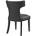 thumbnail image 4 of Hawthorne Collection Chaise de Salle à Manger en Similicuir Noir, 4 of 4