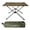 Army Green, variant on YIEMEEN Small Outdoor Folding Table Portable Ultralight Picnic Desk Roll Up Table Compact Camping and Utility Folding Table