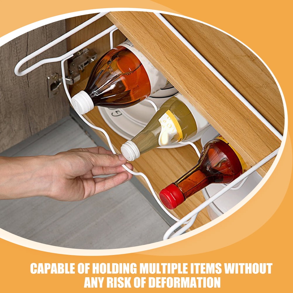 LEXSOMEO Fridge Wine Bottle Holder Shelf Fridge Organizer Supportive Wine Rack for Refrigerator Home Refrigerator Wine Bottle Holder