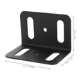 thumbnail image 2 of L Shape Metal Brackets for Wood Shelves Delivering Strong Support 4Pcs, 2 of 5