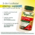 thumbnail image 3 of MegaFood Iron Energy Gummies, Iron Supplement for Women, Men, Teens & Kids with Vitamin B12 & B6, Vitamins, from The Makers of Blood Builder Supplement, Strawberry Flavor, 60 Count, 3 of 10