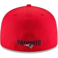 thumbnail image 3 of Men's New Era Red New England Patriots Omaha 59FIFTY Fitted Hat, 3 of 4