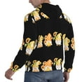 thumbnail image 6 of Fotbe Men's Hoodie with Sunflower Gnomes 5 Pattern - Kangaroo Pocket Pullover Hooded Sweatshirt, Perfect for Daily Wear, Travel, and Home-Large, 6 of 7