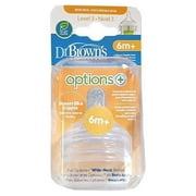 Level 3 Wide-Neck Options+ Teat, 2 Pack