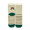 thumbnail image 3 of Wrapables® Novelty Animal Print Crew Socks (Set of 5), Cutie Cat, 3 of 4