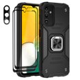 thumbnail image 1 of Aggxpf for Samsung Galaxy A54 5G Phone Case with Screen Protector & Camera Lens Protector, Rugged Phone Cover with Metal Ring Stand, Black, 1 of 6