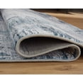 thumbnail image 4 of Signature Design by Ashley Arlenmont 8' x 10' Memory Foam Area Rug, Blue/Ivory/Gray Faux Fur Abstract Rug, 4 of 4