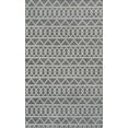 thumbnail image 3 of JONATHAN Y SOUTH BEACH 5 x 8 Area Rug, Aylan Pile Knotted Trellis Geometric - Black/Ivory, SBH104A-5, 3 of 10