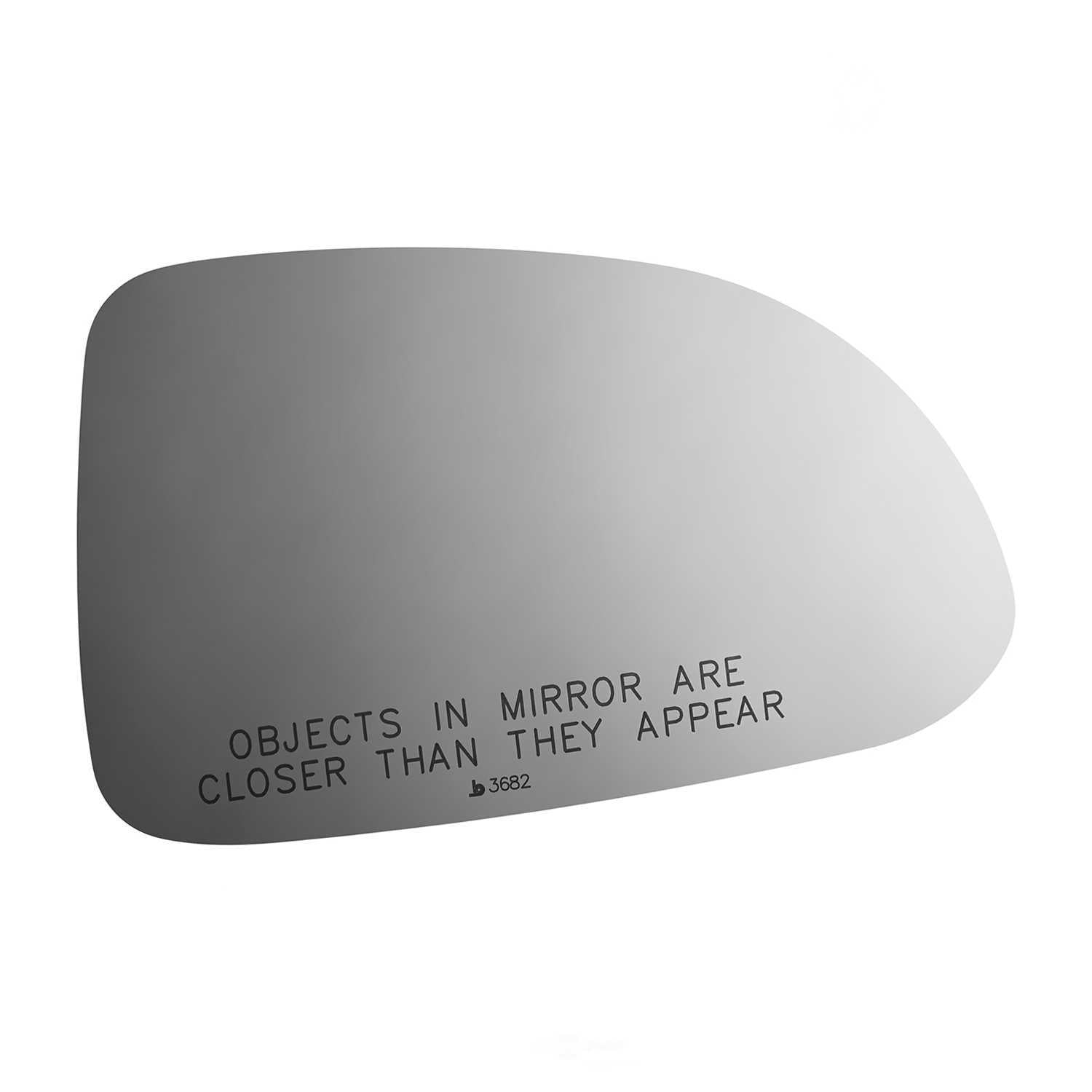 Burco Side View Mirror Replacement Glass - Clear Glass - 3682