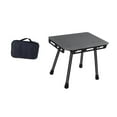 thumbnail image 4 of Mesa de campamento plegable mesa de playa liviana compacta para patio de picnic de patio Bolsa negra, 4 of 8