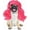 red, variant on Pet wig, cat and dog wig, fun role-playing pet headwear, dog and cat wig with adjustable elastic band, suitable for pet dog and cat holiday party role-playing costumes