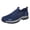 Dark Blue, variant on Mesh Sport Shoes for Men Breathable Wide Toe Sneakers Lightweight S𝗅ip On Athlet𝗂c Shoes Comfortable Non-S𝗅ip Workout Footwear Fashion Casual Walking Shoes